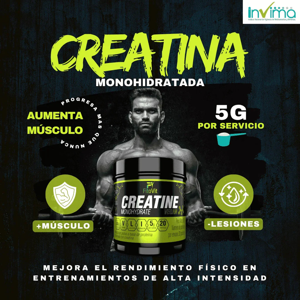 CREATINA MONOHIDRATADA X300GR - FITOVIT