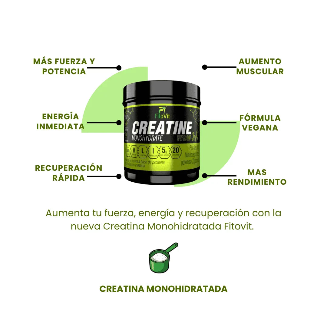 CREATINA MONOHIDRATADA X300GR - FITOVIT
