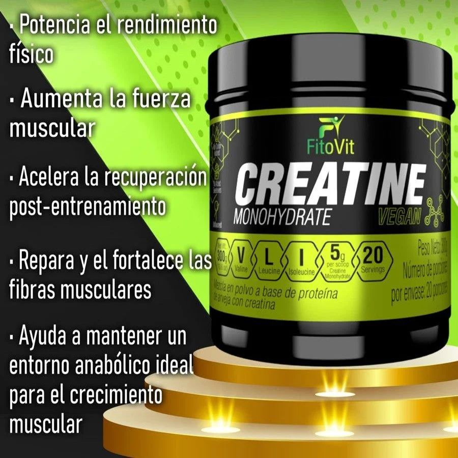 CREATINA MONOHIDRATADA X300GR - FITOVIT